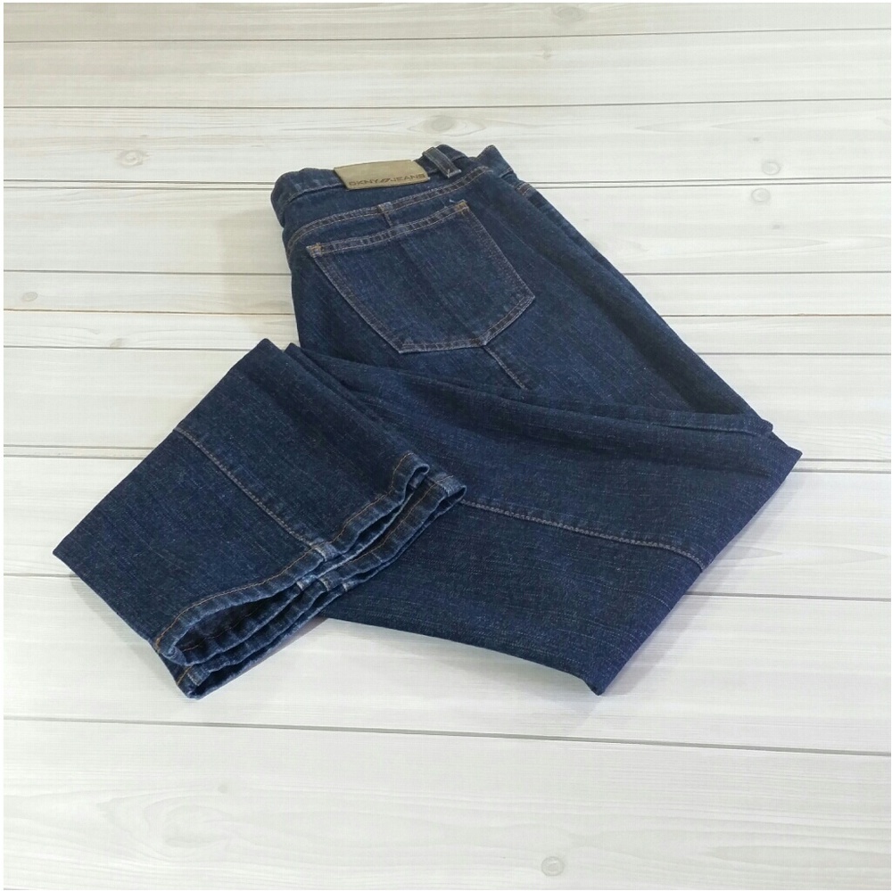 DKNY Jeans Alejo Women Straight Dark Wash Size 10